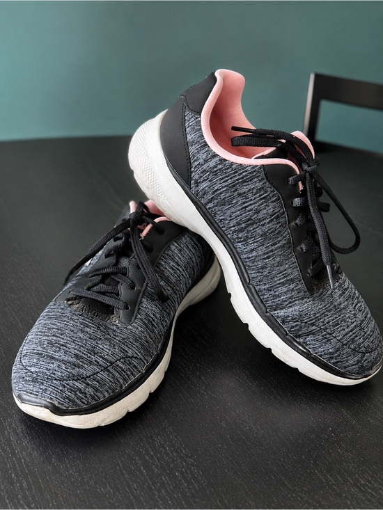 Skechers Shoes - Skechers GOwalk Hyper Pillars Women’s Walking Shoes Black Gray Pink Size 8